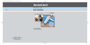 Silvercrest KH 2115 Manual pdf manual